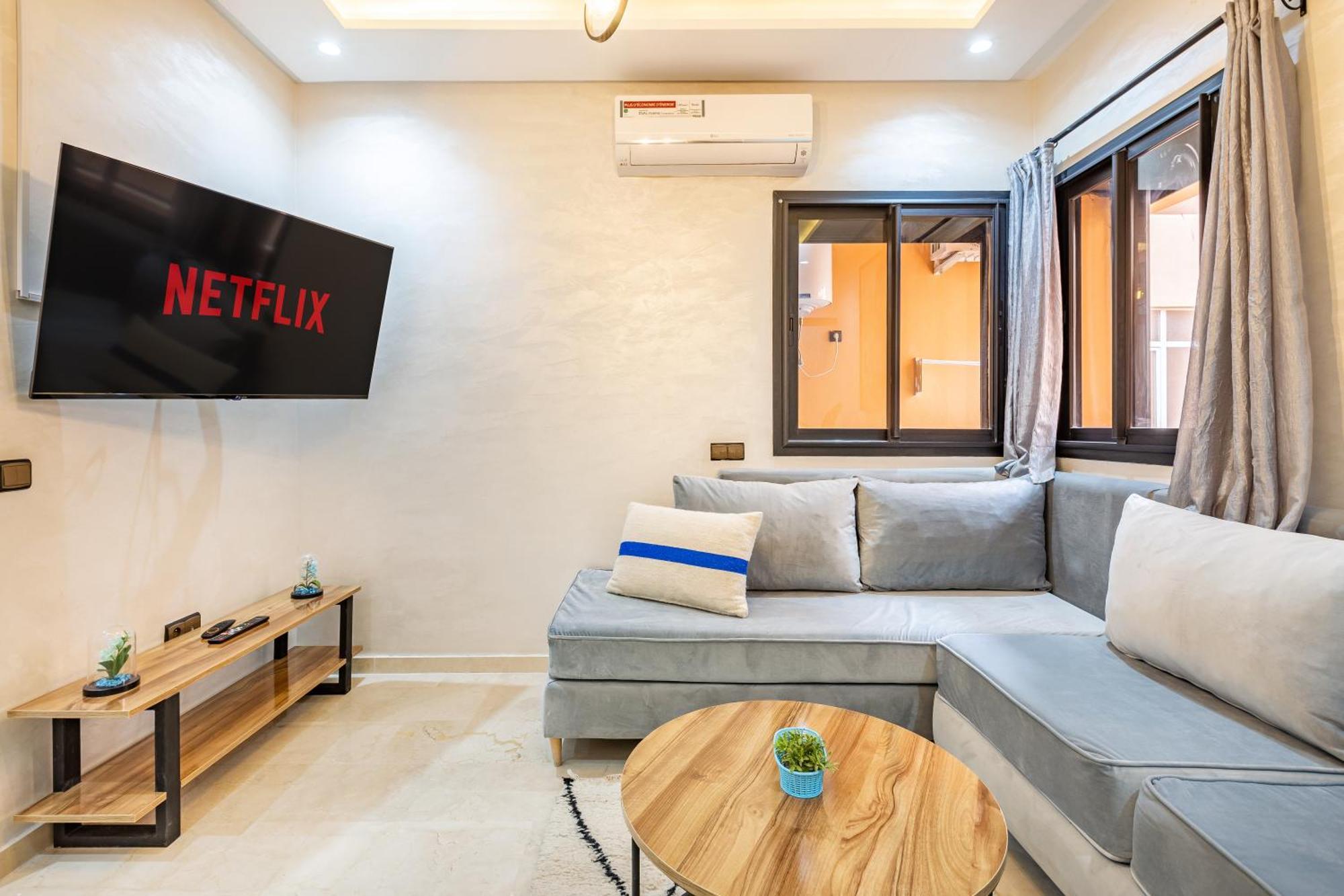 Magnificent Apartment In Gueliz - 100% Equipped Marrákes Kültér fotó