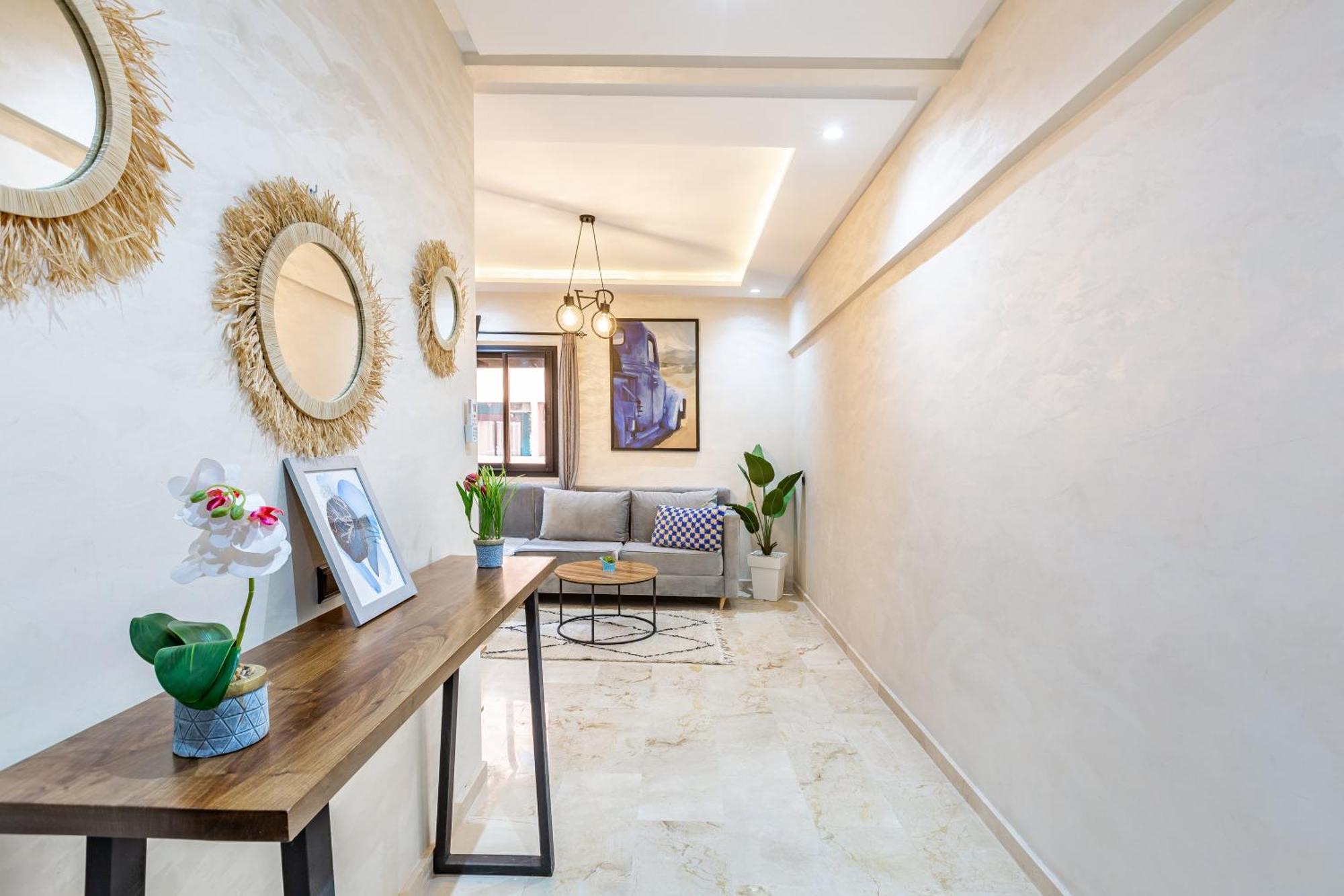 Magnificent Apartment In Gueliz - 100% Equipped Marrákes Kültér fotó