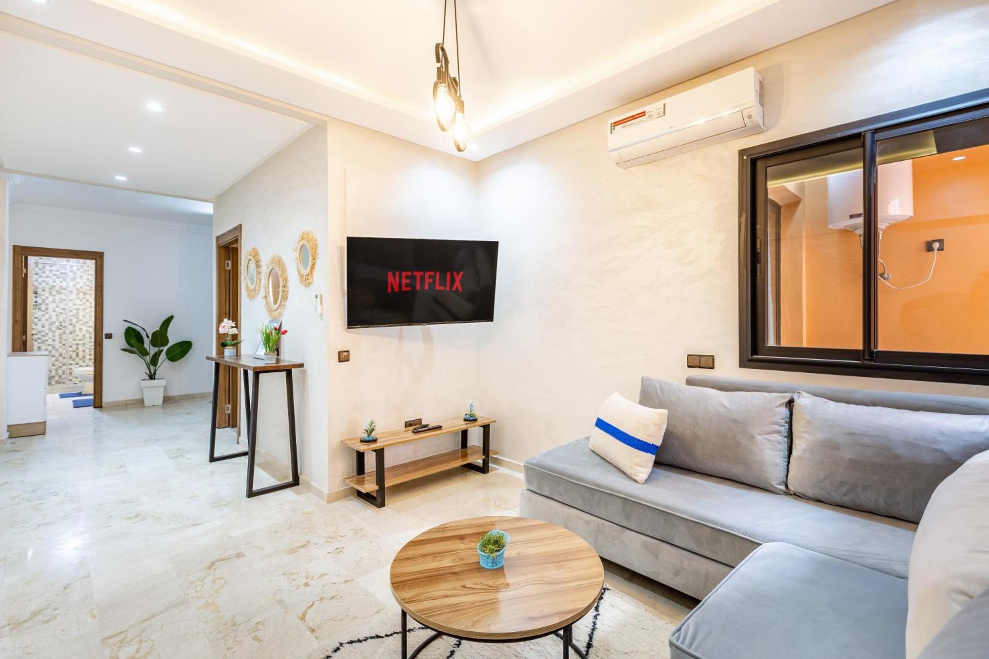 Magnificent Apartment In Gueliz - 100% Equipped Marrákes Kültér fotó