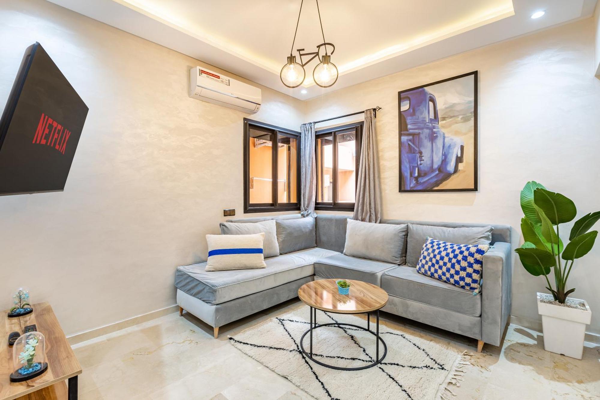 Magnificent Apartment In Gueliz - 100% Equipped Marrákes Kültér fotó